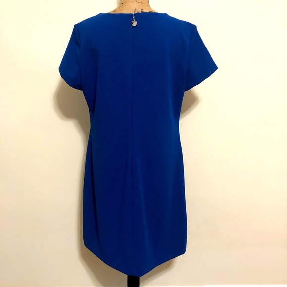 NWT! Tommy Hilfiger Cobalt Blue Dress Size 14 - Picture 3 of 12